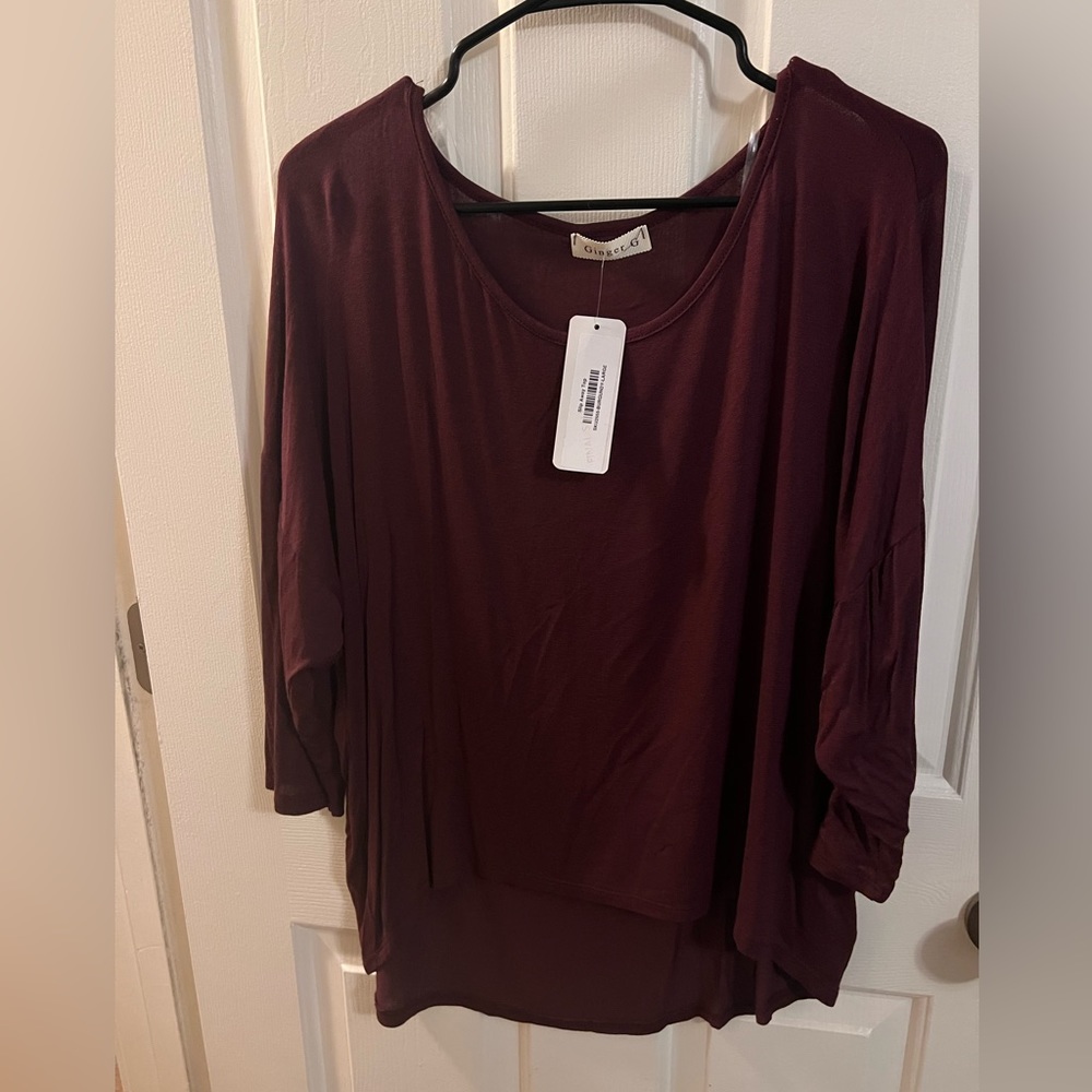 Women’s knit dolman style top